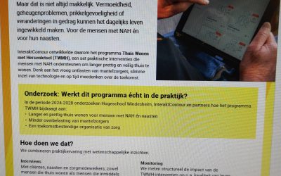 Hoe doe je dat, thuis wonen met hersenletsel?